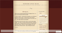 Desktop Screenshot of dodgemlog.wordpress.com