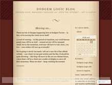 Tablet Screenshot of dodgemlog.wordpress.com