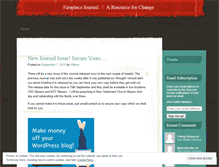 Tablet Screenshot of fpjournal.wordpress.com
