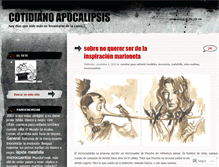 Tablet Screenshot of cotidianoapocalipsis.wordpress.com