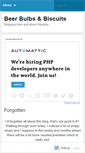 Mobile Screenshot of beerbulbsbiscuits.wordpress.com