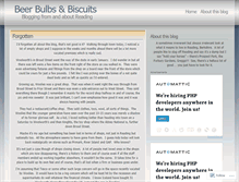 Tablet Screenshot of beerbulbsbiscuits.wordpress.com