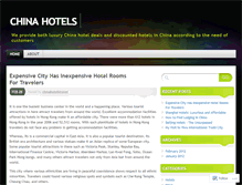 Tablet Screenshot of chinahotelstravel.wordpress.com