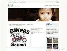 Tablet Screenshot of pathhelps.wordpress.com