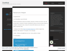 Tablet Screenshot of downutz.wordpress.com