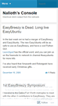 Mobile Screenshot of nalioth.wordpress.com