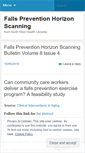 Mobile Screenshot of fallspreventionnwpctl.wordpress.com