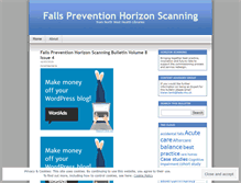 Tablet Screenshot of fallspreventionnwpctl.wordpress.com