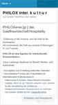 Mobile Screenshot of philoxinterkultur.wordpress.com