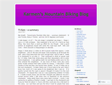 Tablet Screenshot of bikekarmen.wordpress.com