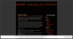 Desktop Screenshot of financegf.wordpress.com