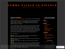 Tablet Screenshot of financegf.wordpress.com