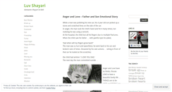 Desktop Screenshot of luvshayari.wordpress.com