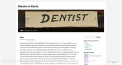 Desktop Screenshot of kiezeninkenia.wordpress.com