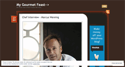 Desktop Screenshot of mygourmetfeast.wordpress.com