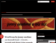 Tablet Screenshot of jonnyonetime.wordpress.com