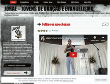 Tablet Screenshot of oracaoeevangelismo.wordpress.com