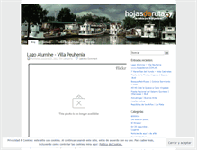 Tablet Screenshot of hojasderuta.wordpress.com