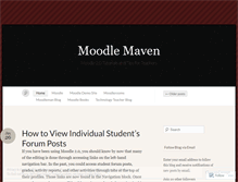 Tablet Screenshot of moodleista.wordpress.com