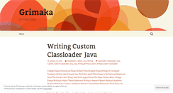 Desktop Screenshot of grimaka.wordpress.com