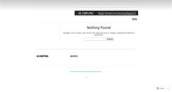 Desktop Screenshot of abcomputing.wordpress.com