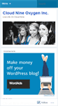 Mobile Screenshot of cloudnineoxygen.wordpress.com