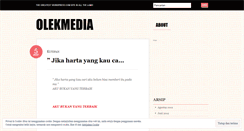 Desktop Screenshot of olekmedia.wordpress.com