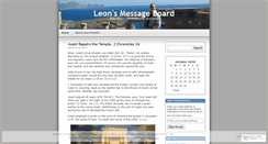 Desktop Screenshot of bleon1.wordpress.com