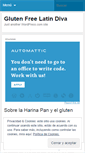 Mobile Screenshot of glutenfreelatindiva.wordpress.com