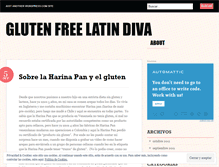 Tablet Screenshot of glutenfreelatindiva.wordpress.com