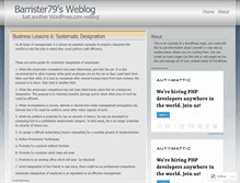 Tablet Screenshot of barrister79.wordpress.com