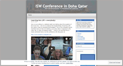 Desktop Screenshot of iswqatar.wordpress.com