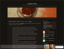 Tablet Screenshot of excogitatecoffee.wordpress.com