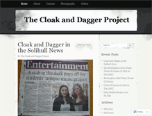 Tablet Screenshot of cloakanddaggerproject.wordpress.com