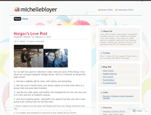 Tablet Screenshot of michellebloyer.wordpress.com
