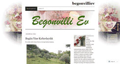 Desktop Screenshot of begonvilliev.wordpress.com
