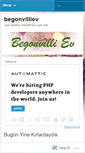 Mobile Screenshot of begonvilliev.wordpress.com