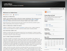 Tablet Screenshot of cobberlinux.wordpress.com