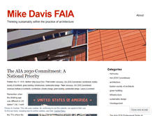 Tablet Screenshot of mikedavisfaia.wordpress.com