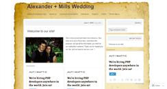 Desktop Screenshot of apawedding.wordpress.com