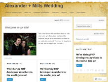 Tablet Screenshot of apawedding.wordpress.com