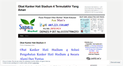 Desktop Screenshot of obatkankerhatistadium4321herbalmujarab7.wordpress.com