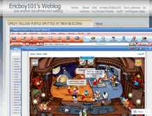 Tablet Screenshot of ericboy101.wordpress.com
