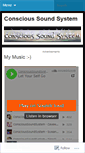 Mobile Screenshot of conscioussoundsystem.wordpress.com