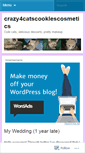 Mobile Screenshot of crazy4catscookiescosmetics.wordpress.com
