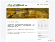 Tablet Screenshot of freezercooking.wordpress.com