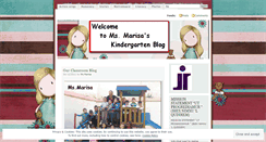 Desktop Screenshot of kinder2msmarisa.wordpress.com