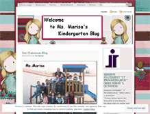 Tablet Screenshot of kinder2msmarisa.wordpress.com
