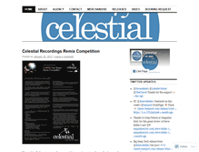 Tablet Screenshot of celestialrecordings.wordpress.com