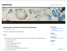Tablet Screenshot of mpathusm.wordpress.com
